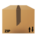 Zip Files 2 Icon 128x128 png